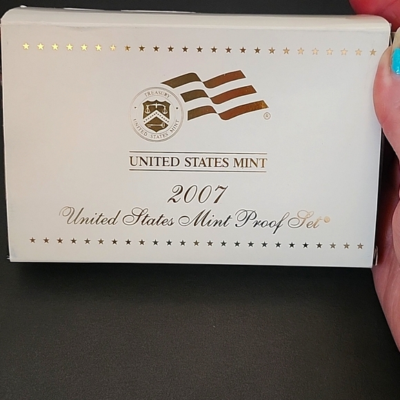 2007 United States Mint Proof Set 14 Coins Boxed and with COA NWT